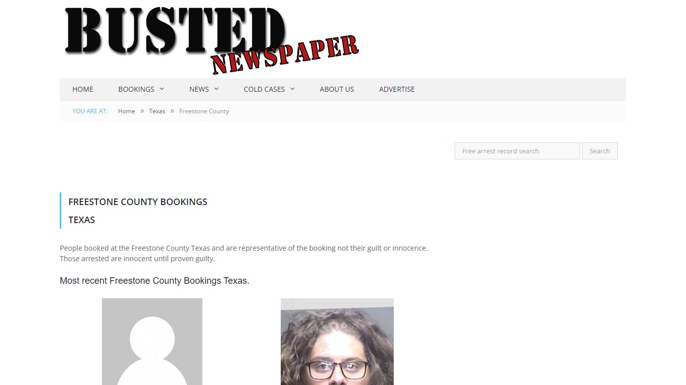 Freestone County, TX Mugshots - BUSTEDNEWSPAPER.COM